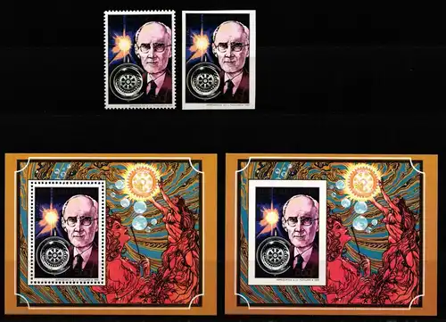 Guinea Block 318 A+B + 1220 A+B postfrisch Rotarier #NB121