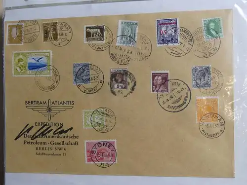 Deutschland Allgemein Briefe, FDCs und mehr im Leitz Binder #LY857