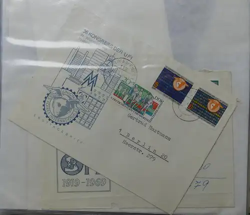 Deutschland Allgemein Briefe, FDCs und mehr im Leitz Binder #LY857