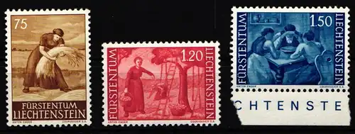 Liechtenstein 395-397 postfrisch #KP635