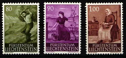 Liechtenstein 411-413 postfrisch #KP636