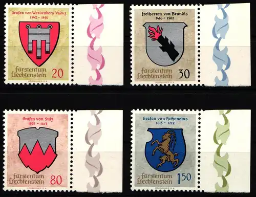 Liechtenstein 440-443 postfrisch #KP646