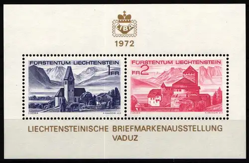 Liechtenstein Block 9 postfrisch #KP668