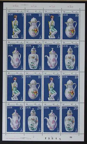 DDR ZD-Bogen 2464-2467 postfrisch mit DV II #NB191