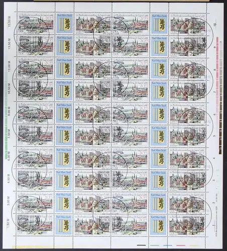 DDR ZD Bogen 3174+3176 gestempelt mit ESSt und mit DV 1 #NE011