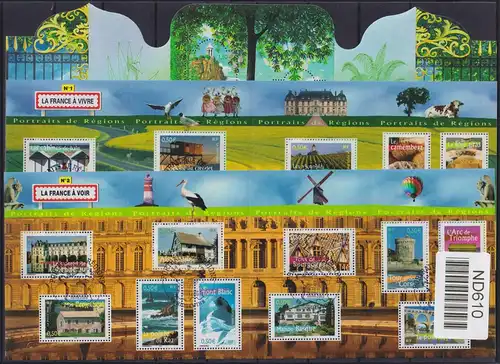 Frankreich Jahrgang 2003 mit 3677-3773 ohne 3709-3716 gestempelt #ND610