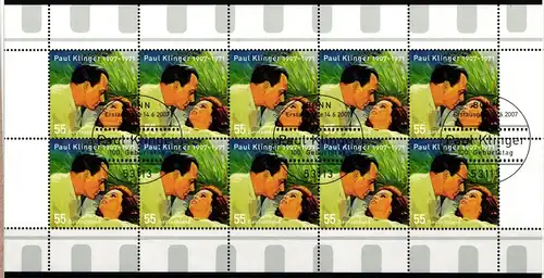 BRD Bund Kleinbogen 2611 gestempelt #ND553