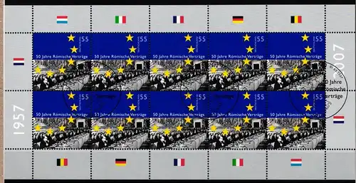 BRD Bund Kleinbogen 2593 gestempelt #ND543