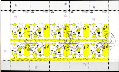 BRD Bund Kleinbogensatz 2596-2597 gestempelt #ND545