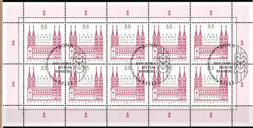 BRD Bund Kleinbogen 2579 gestempelt #ND533