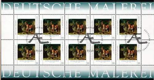 BRD Bund Kleinbogen 2591 gestempelt #ND541