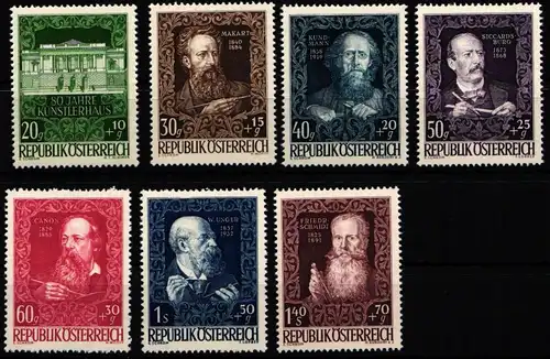 Österreich 878-884 postfrisch #NG018