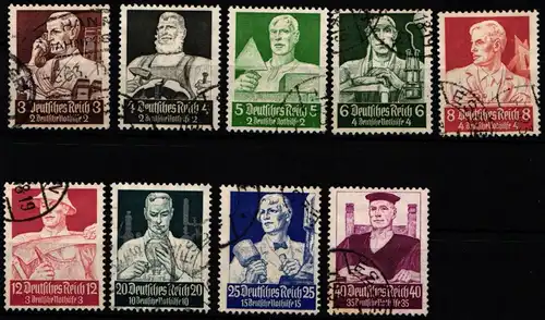 Deutsches Reich 556-564 gestempelt #NG033