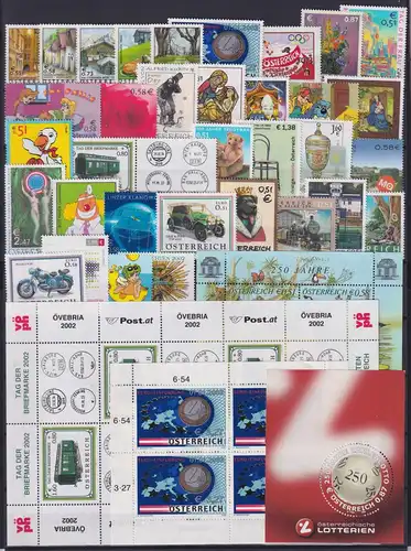 Österreich Jahrgang 2002 mit 2363-2401 postfrisch #ND621