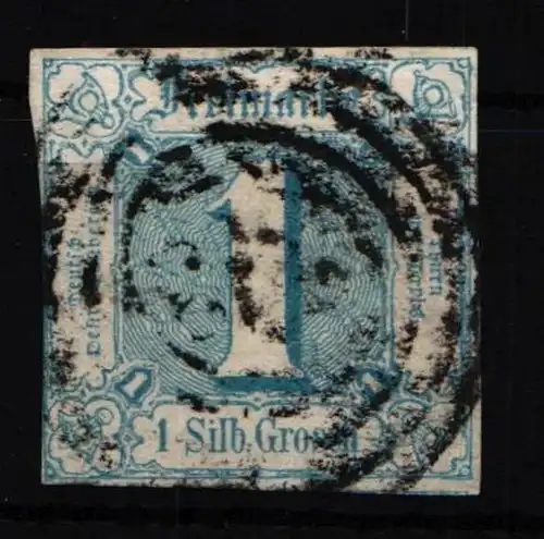 Thurn & Taxis 15 gestempelt Mängel #NG395