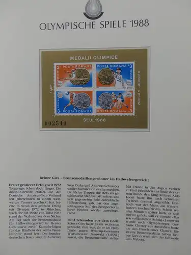 Motiv Olympia Spiele 1988 auf Borek-Seiten #LY882