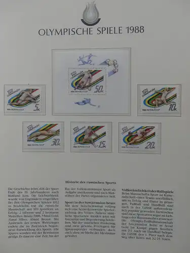 Motiv Olympia Spiele 1988 auf Borek-Seiten #LY882