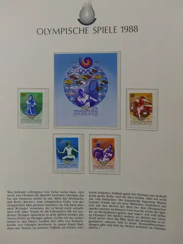 Motiv Olympia Spiele 1988 auf Borek-Seiten #LY882