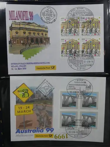 BRD Bund FDCs Bund nach 2000 im Post Binder #LY891