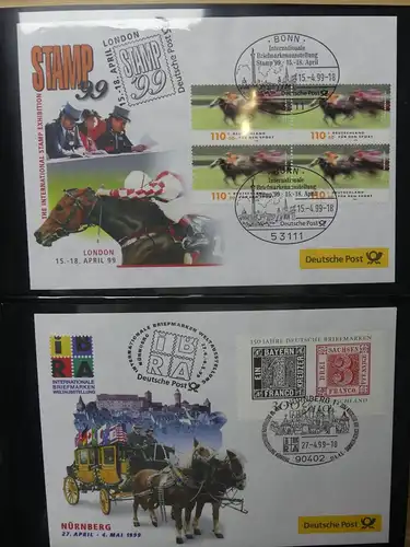 BRD Bund FDCs Bund nach 2000 im Post Binder #LY891