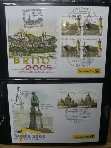 BRD Bund FDCs Bund nach 2000 im Post Binder #LY891