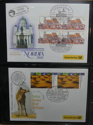 BRD Bund FDCs Bund nach 2000 im Post Binder #LY891