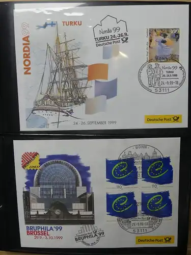 BRD Bund FDCs Bund nach 2000 im Post Binder #LY891