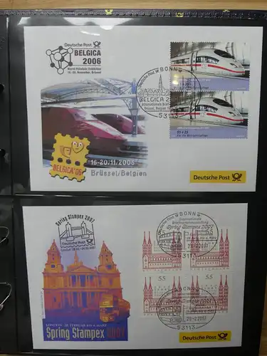 BRD Bund FDCs Bund nach 2000 im Post Binder #LY891