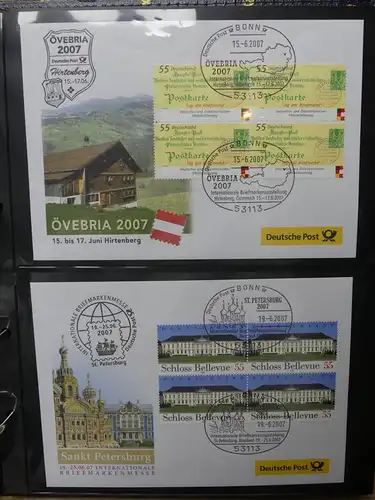 BRD Bund FDCs Bund nach 2000 im Post Binder #LY891