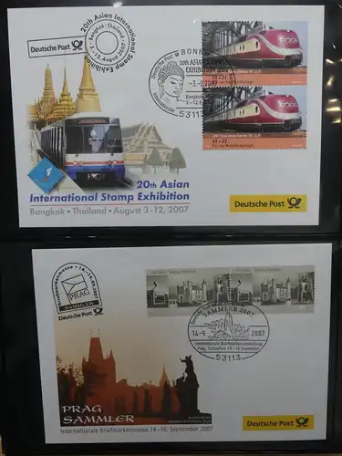 BRD Bund FDCs Bund nach 2000 im Post Binder #LY891