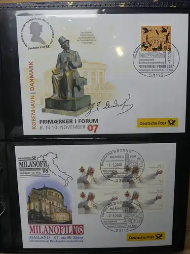 BRD Bund FDCs Bund nach 2000 im Post Binder #LY891