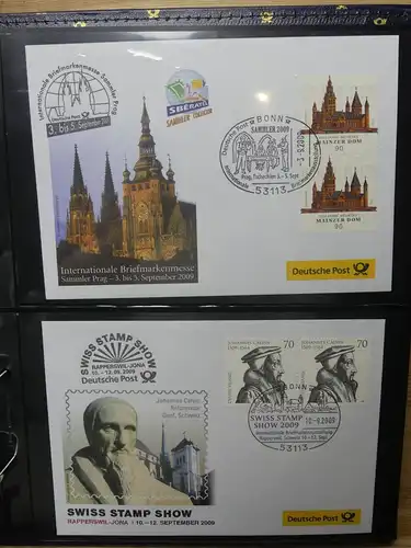 BRD Bund FDCs Bund nach 2000 im Post Binder #LY891