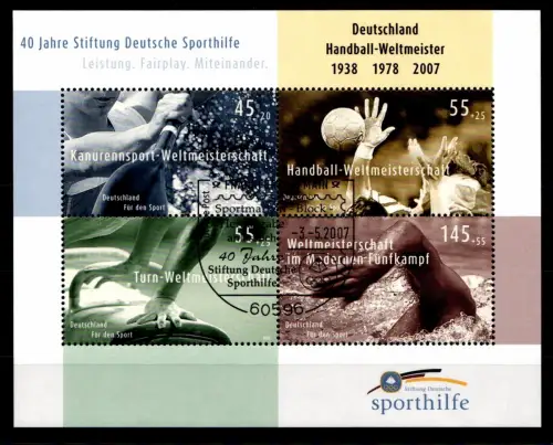 BRD Block 70 gestempelt #GK922