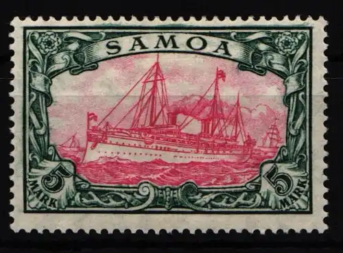 Deutsche Kolonien Samoa 23 II A mit Falz #NA771