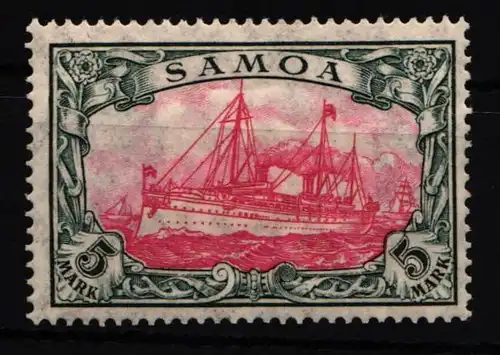 Deutsche Kolonien Samoa 23 I A mit Falz geprüft Jäschke BPP #NA770