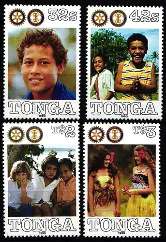 Tonga 1148-1151 postfrisch Rotary Club #ND017