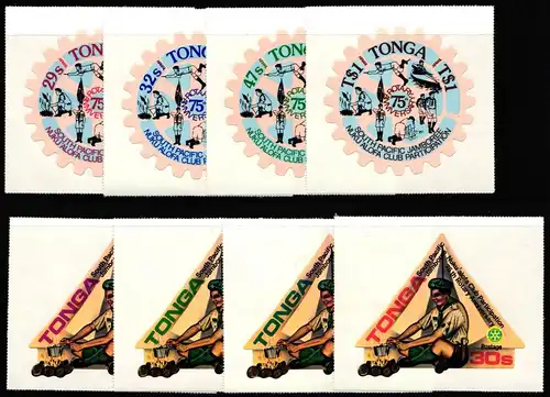Tonga 762-769 postfrisch Pfadfinder, Rotary Club #ND016