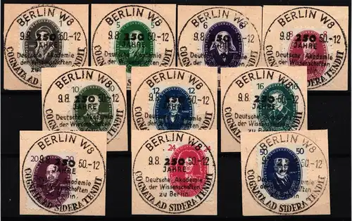 DDR 261-270 gestempelt Vollstempel auf Briefstück #NG531