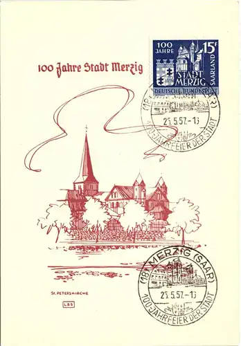 Saarland 446 auf Postkarte Maximumkarte #NG536