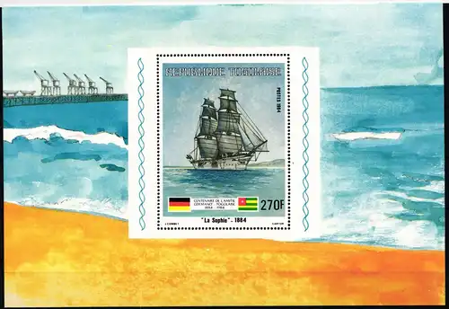 Togo Block 237 postfrisch Schiffe #NE462
