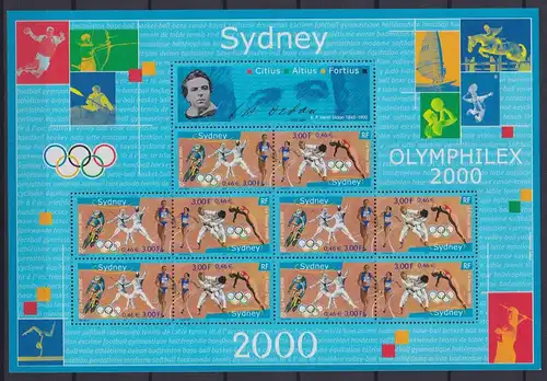 Frankreich 3481-3482 postfrisch als Kleinbogen #KP733