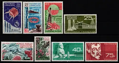 franz. Polynesien Jahrgang 1965 postfrisch MiNr 44 mit Falz #NH331