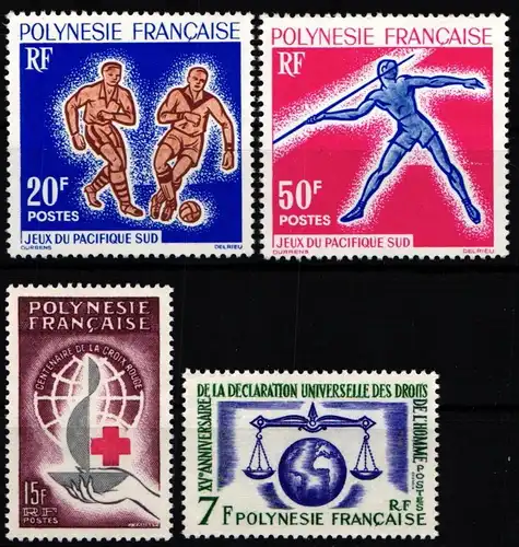 franz. Polynesien Jahrgang 1963 postfrisch #NH329