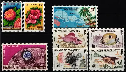 franz. Polynesien Jahrgang 1962 postfrisch #NH328
