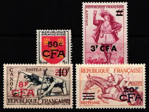 Réunion Jahrgang 1953 postfrisch 366 mit Falz #NH451