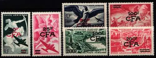 Réunion 357-362 postfrisch ohne Höchstwert #NH449