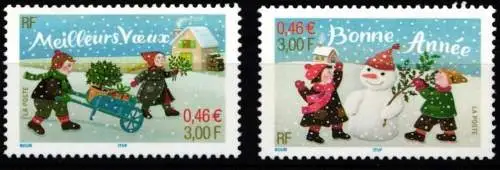 Frankreich 3572-3573 postfrisch #KP747