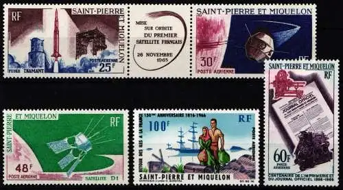 St. Pierre et Miquelon Jahrgang 1966 postfrisch #NH477