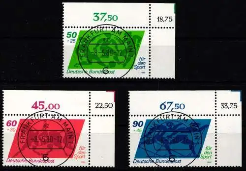 Bundesrepublik Deutschland 1046-1048 KBWZ gestempelt #NH136