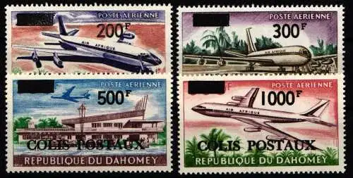 Benin Dahomey Paketmarken 8-11 postfrisch #NH512
